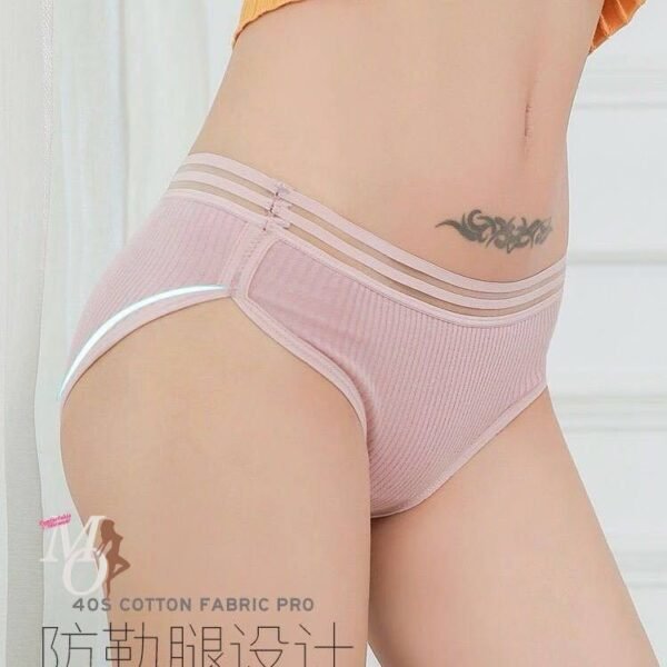 Cotton women's underwear Consists of 3 pieces - Image 2