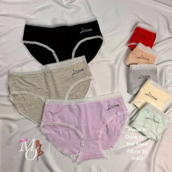 Cotton women's underwear Consists of 3 pieces - Image 2